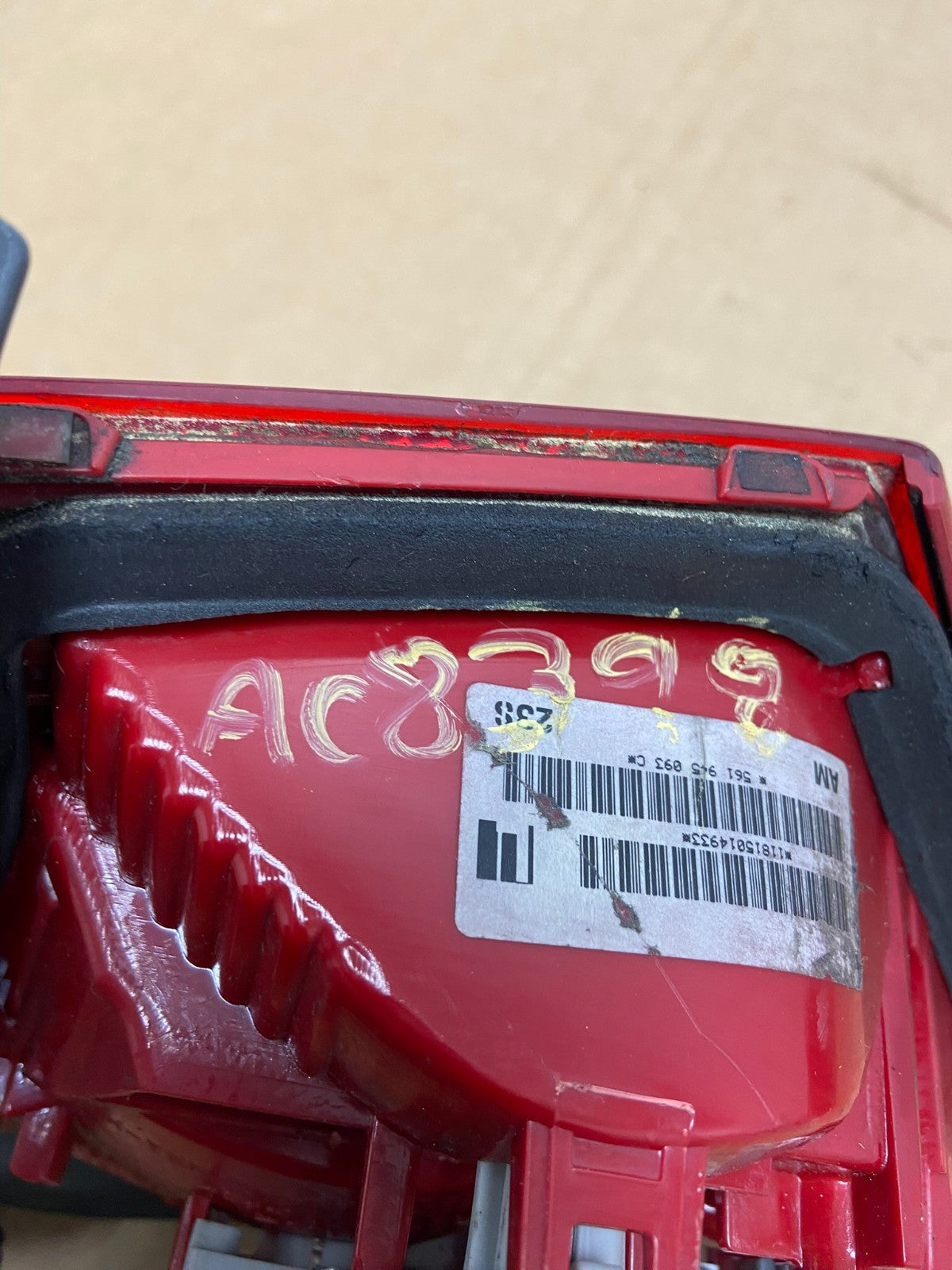 2012 to 2015 Volkswagen Passat Left Driver Lh Inner Tail light AC8398 LK6