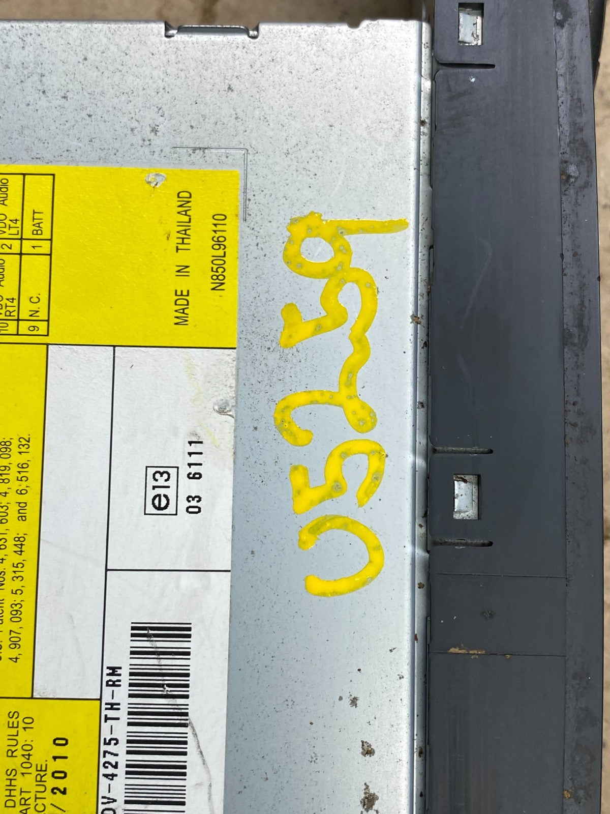 2009 2010 2011 Volkswagen Routan Video DVD Player U5259 DG6