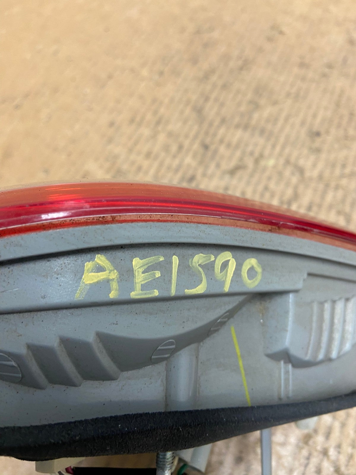 2007 2008 2009 Toyota Camry Right Passenger Rh Tail Light Inner AE1590 LK6