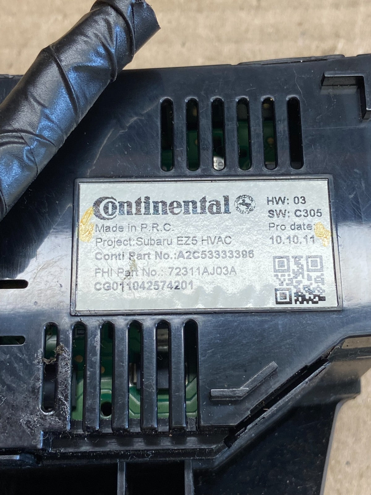 2010 - 2014 Subaru Outback Legacy A/C Heater Climate Control Unit AH3520 DG4