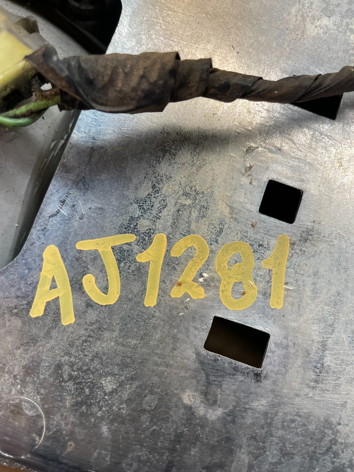 1992 to 2002 Cadillac Eldorado Rear License Plate Trim Panel AJ1281 OE AJ1281 DG5