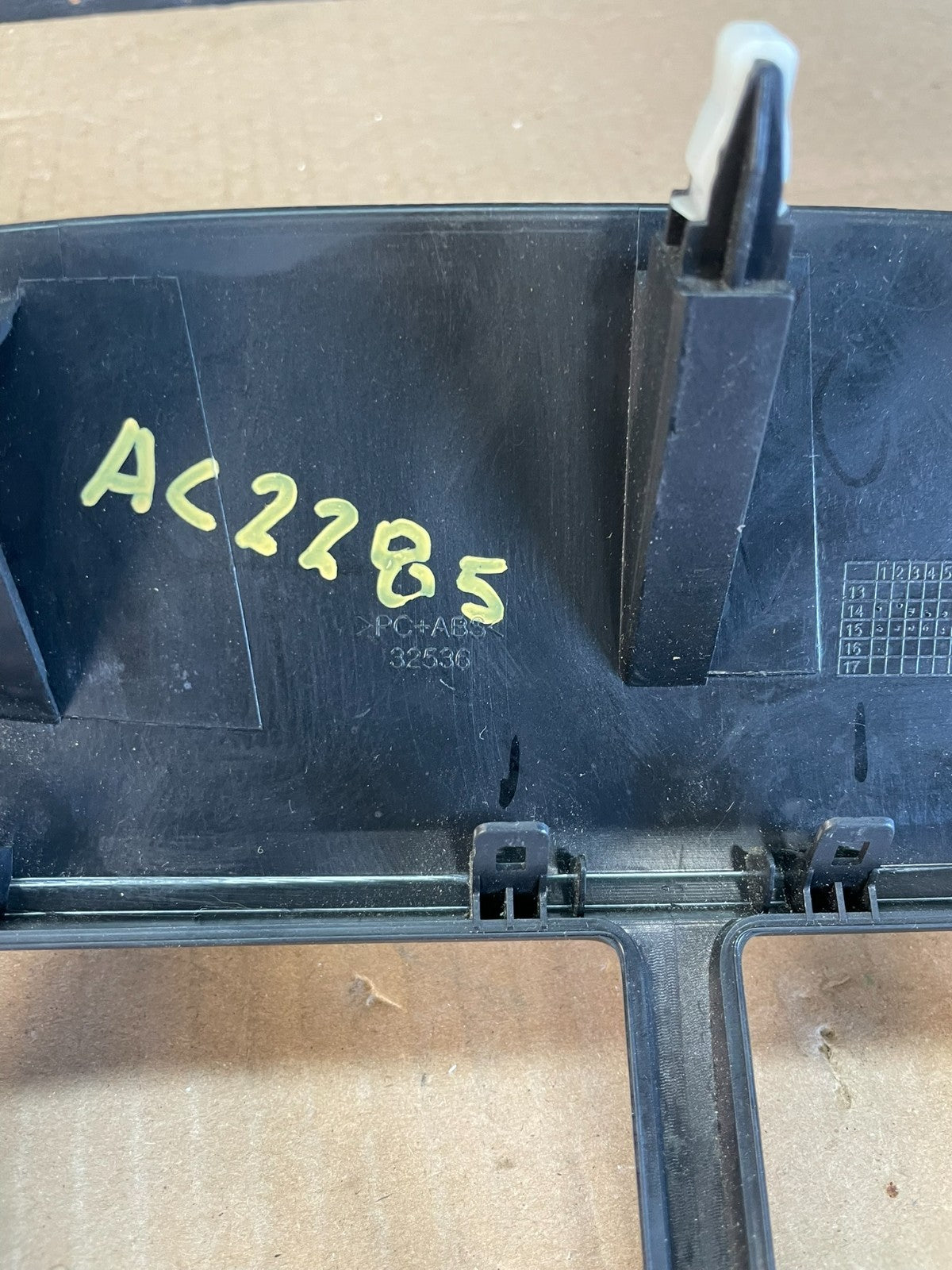 2011 to 2019 Mitsubishi Outlander Sport Center Dash Bezel Radio Trim AC2285 DG7