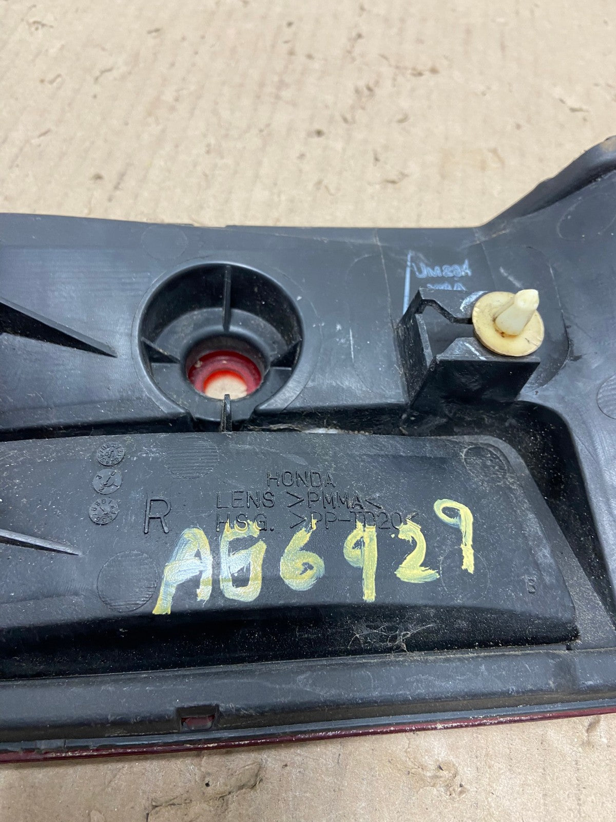 2001 to 2002 Honda Accord Sedan Right Passenger Inner Tail Light AG6929 LK6