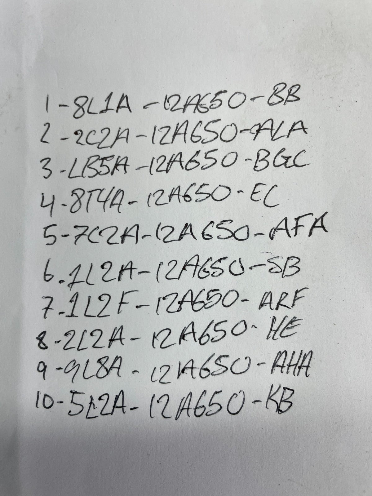 Mix of 10 Ford ECM Engine Computer Module AB32082