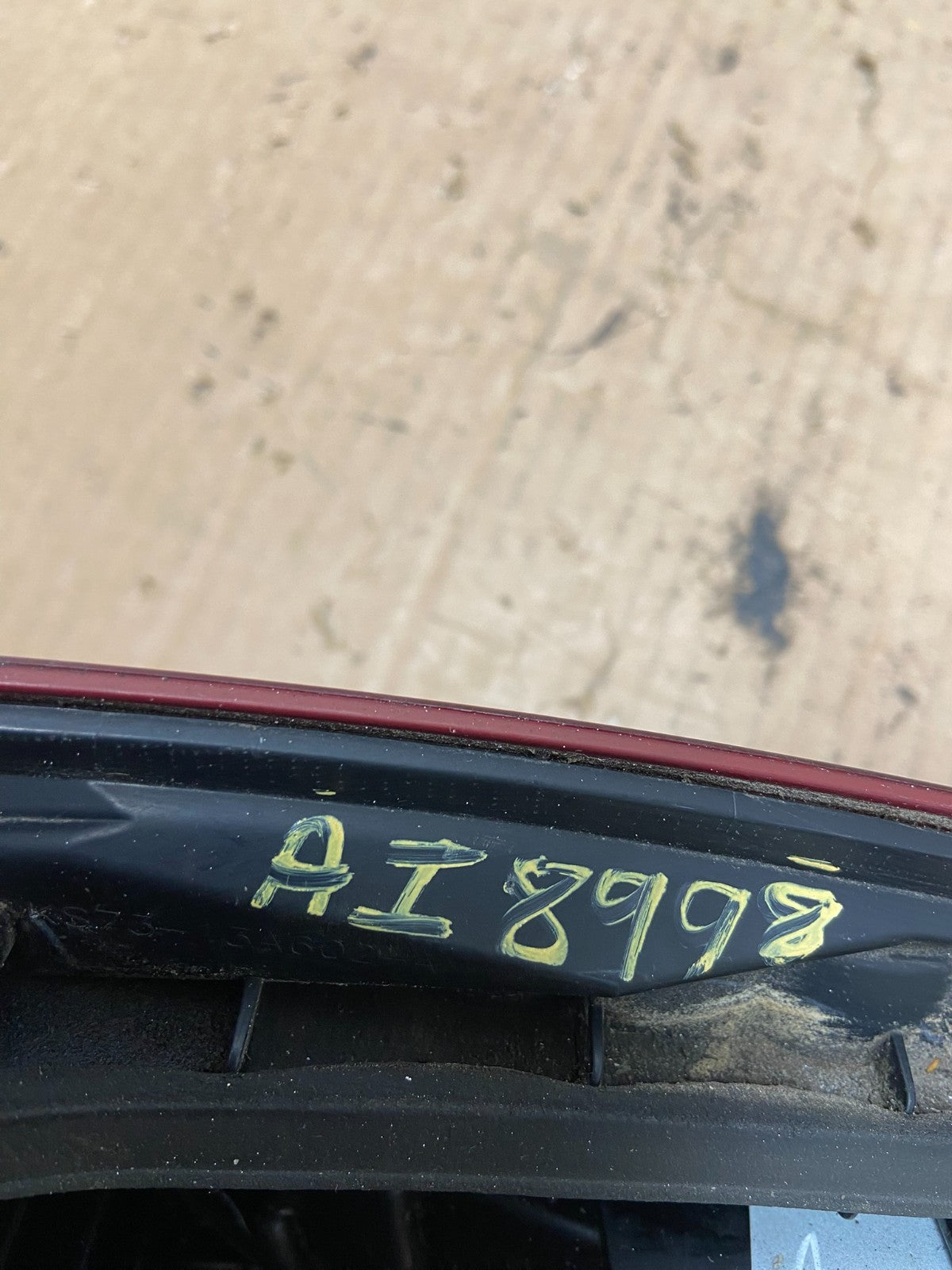 2017 - 2018 Ford Fusion Right Passenger RH Side Inner Tail Light AI8998 LK6