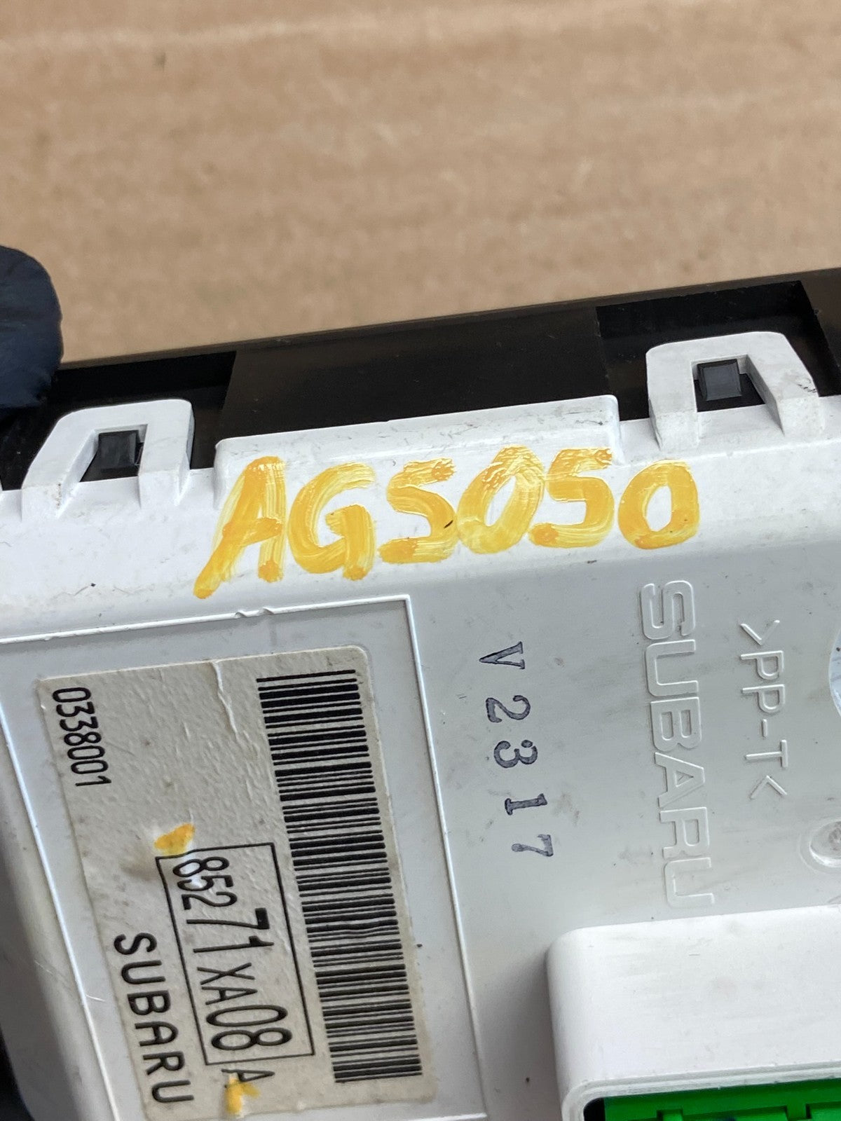 2008 2013 Subaru Tribeca Left Information Door Warning Display Screen AG5050 DG4