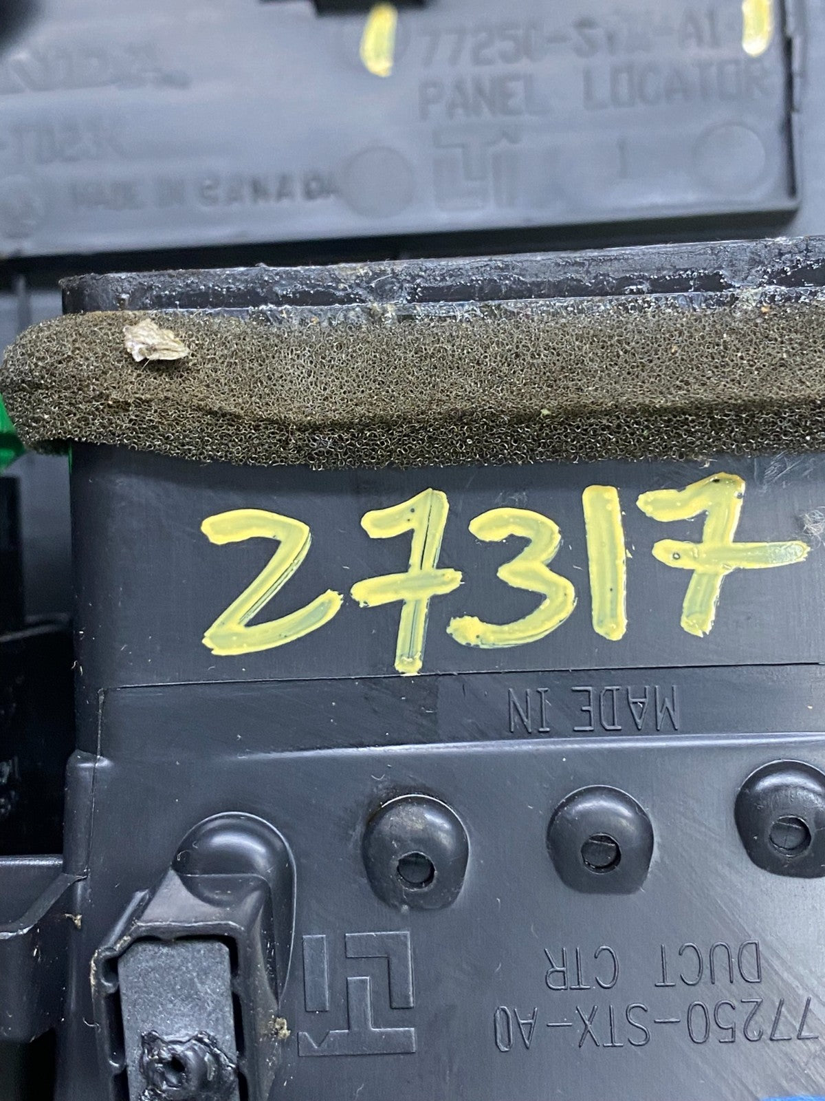 2007 2008 2009 Acura Mdx Center Console Upper Air Vent Hazard Trim OEM z7317 DG6