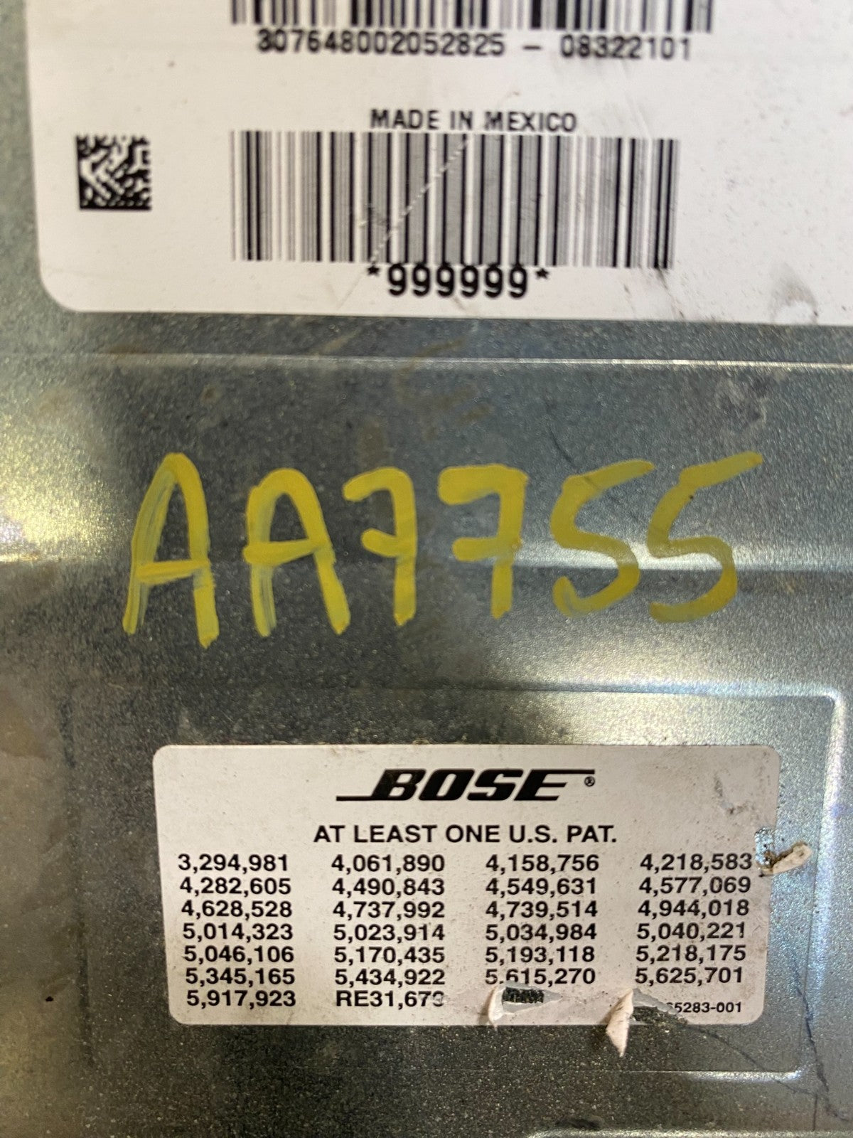 2009 to 2014 Nissan Maxima Radio Audio System Amplifier Module AMP AB3968 DG3