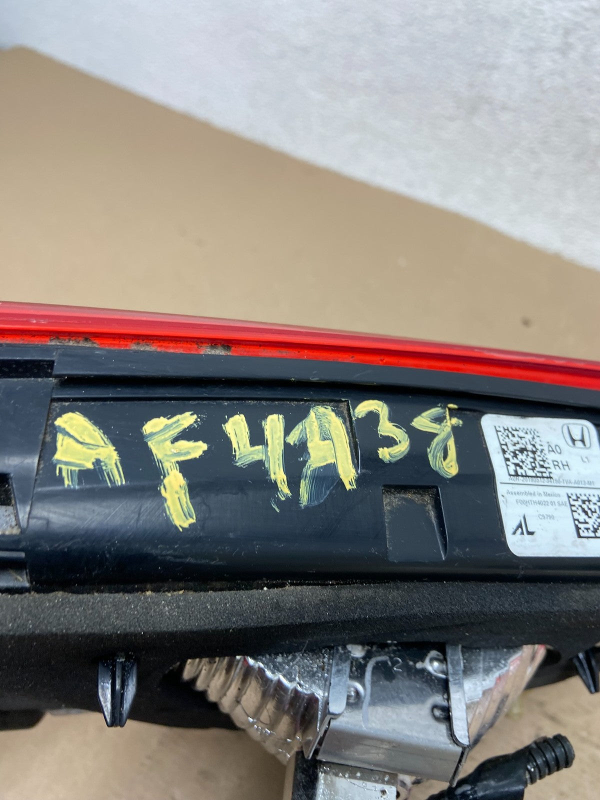 2018 to 2022 Honda Accord Right Passenger Side Inner Tail Light AF4438 DG6