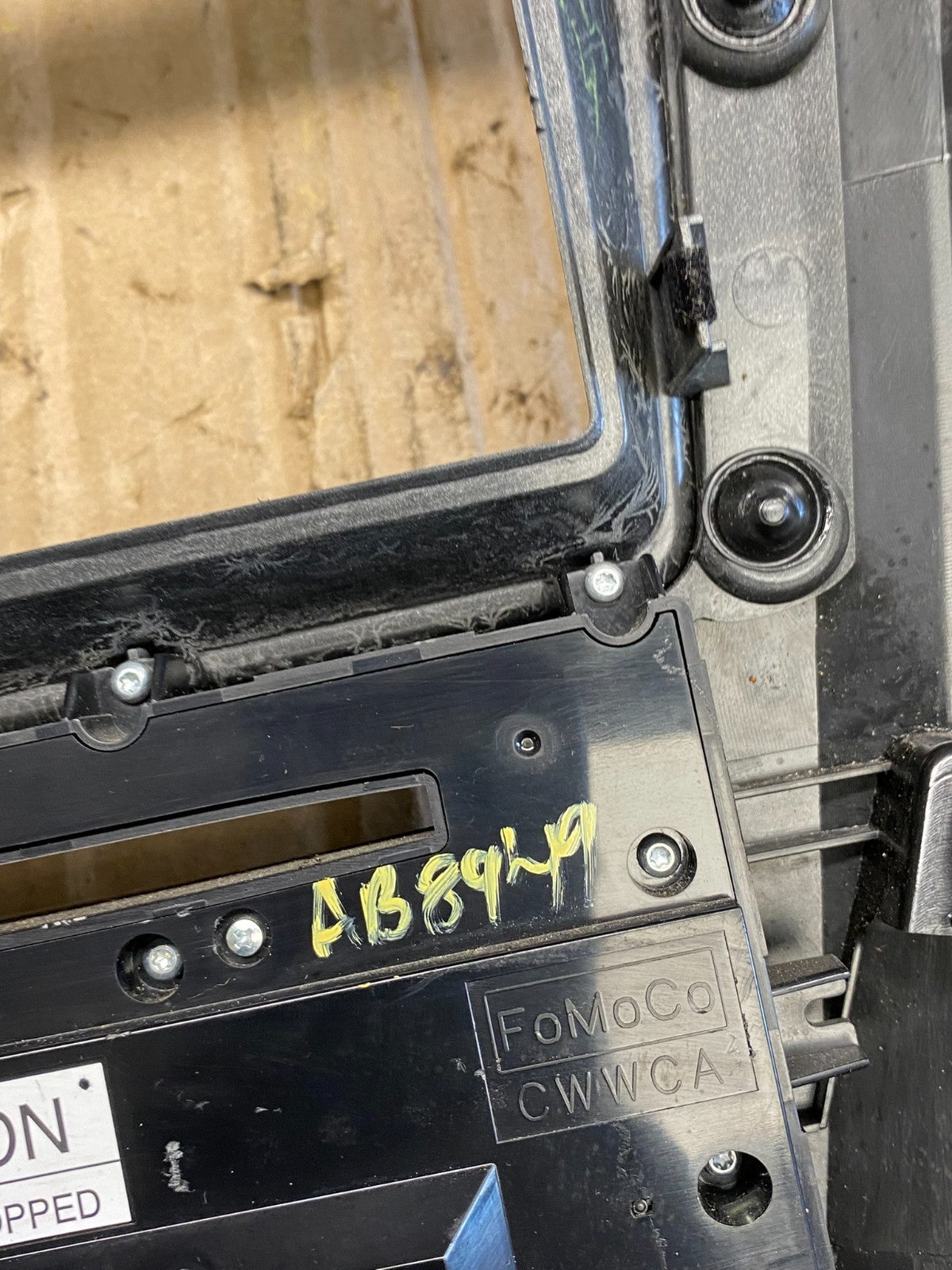 2010 to 2012 Ford Fusion Radio Climate Control A/C Control OEM ab5887 DG6