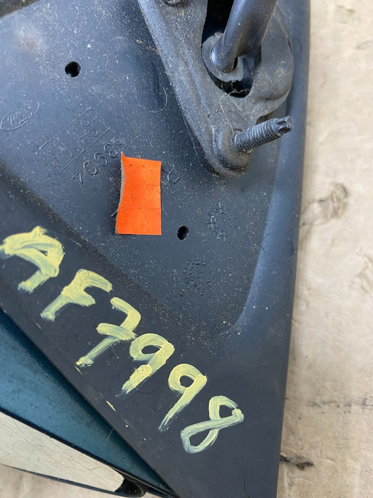 1989 1997 Mercury Cougar Right Passenger Side View Door Mirror Panel AF7998 DW11