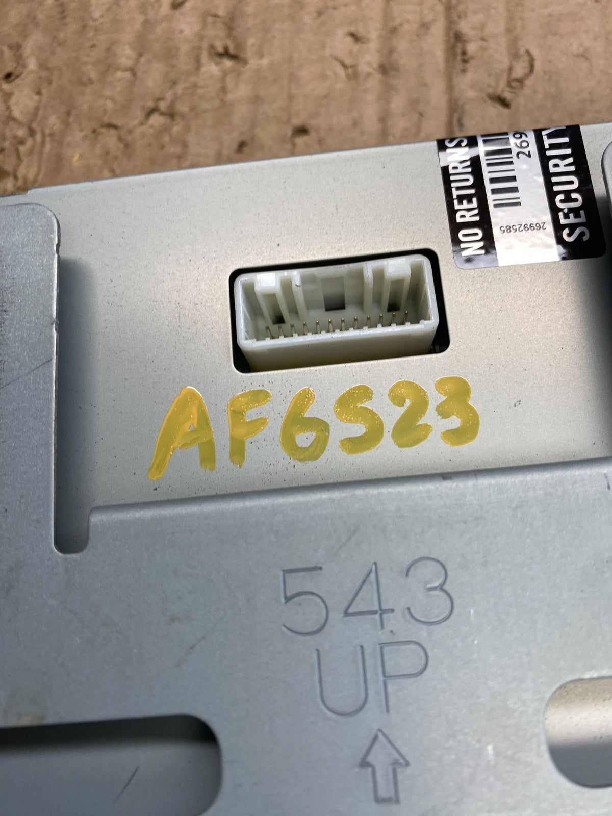 2011-2013 Nissan Pathfinder Radio Display Info Navigation Screen af6523 DG5