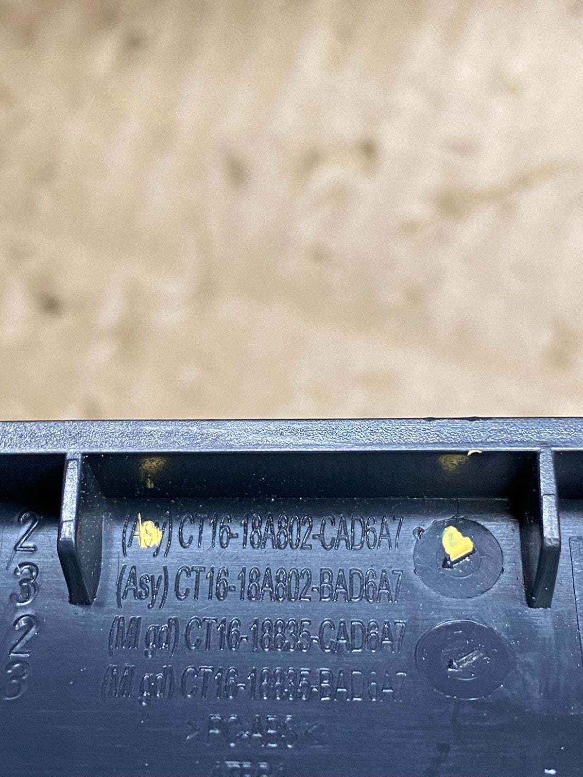 2010 to 2012 Ford Transit Connect Dash Radio Bezel ac6596 DG6