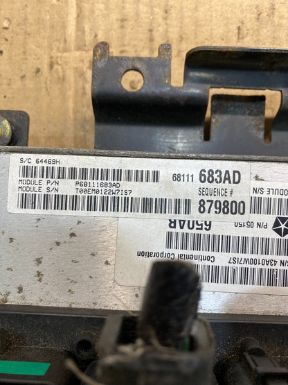 2012 Jeep Grand Cherokee 3.6L Engine Computer ECU ECM P68111683AD aa7690 DG4
