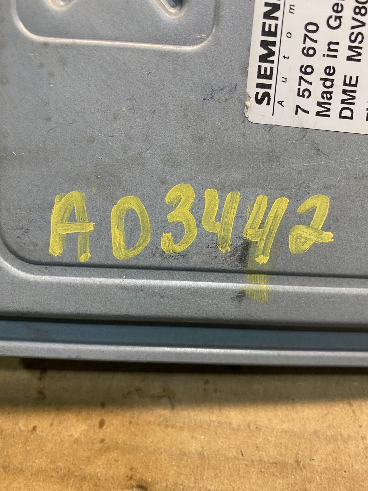 2007 - 2011 BMW 328i 528i E90 ECM ECU Engine Computer 7576670 AD3442 DG3