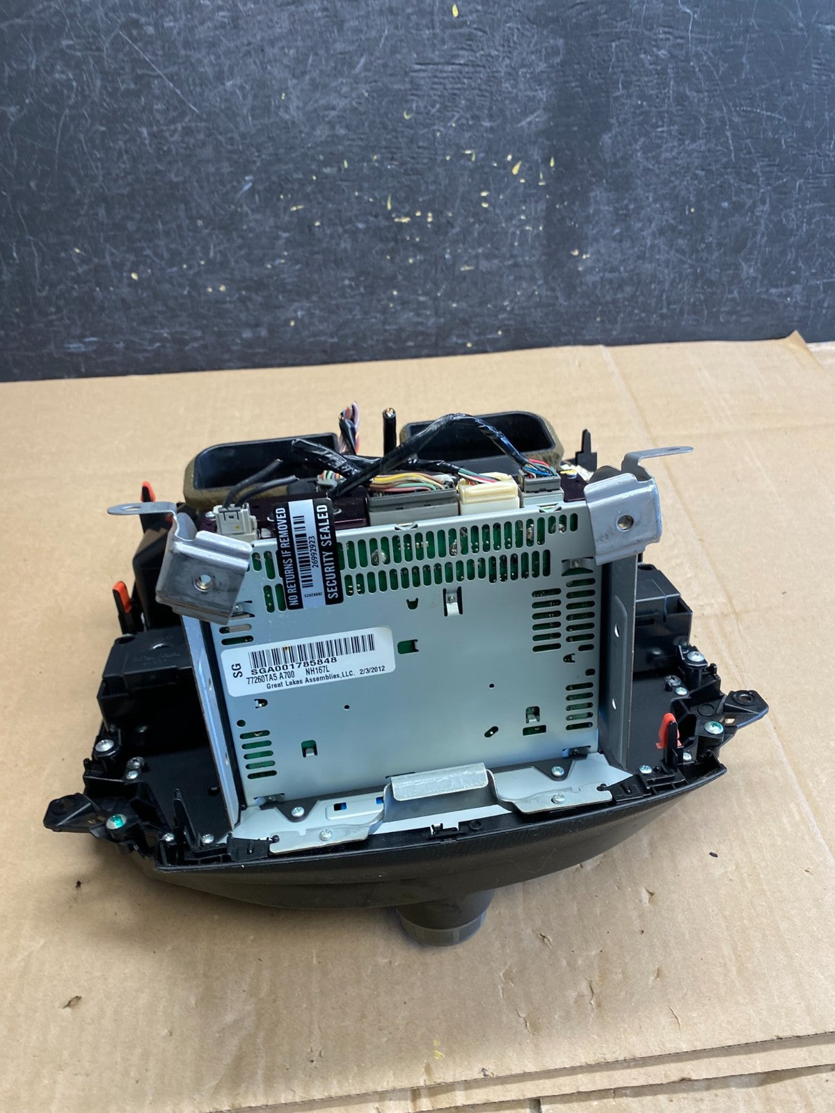 2008 - 2012 Honda Accord Front Radio Control AM./FM CD Climate Control AI3008 DG7