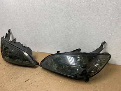 2004 to 2005 Honda Civic Left+Right Set Side Chrome Headlights AC0204 DW2
