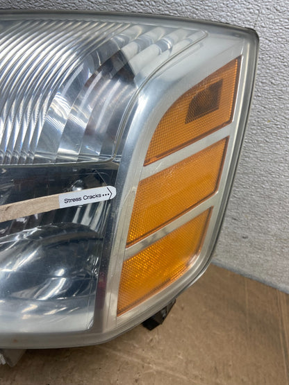 2004 to 2007 Nissan Armada Left Driver Lh Side Headlight Halogen Y5790 DW4