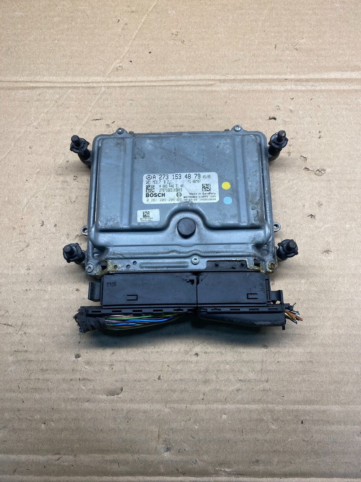 2007 to 2012 Mercedes GL450 ECM ECU Engine Control Module AH9900 DW0