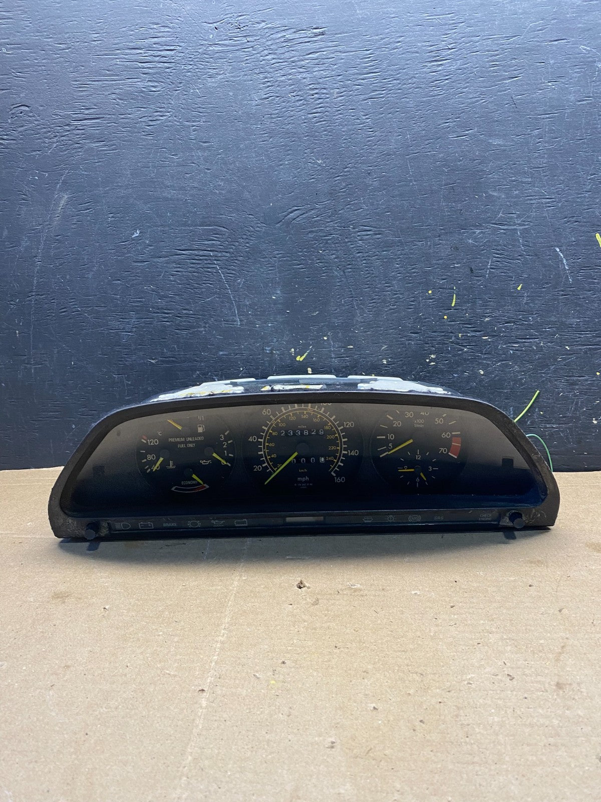 1986-1991 Mercedes W126 E300 Instrument Cluster Speedometer r2530 DG0