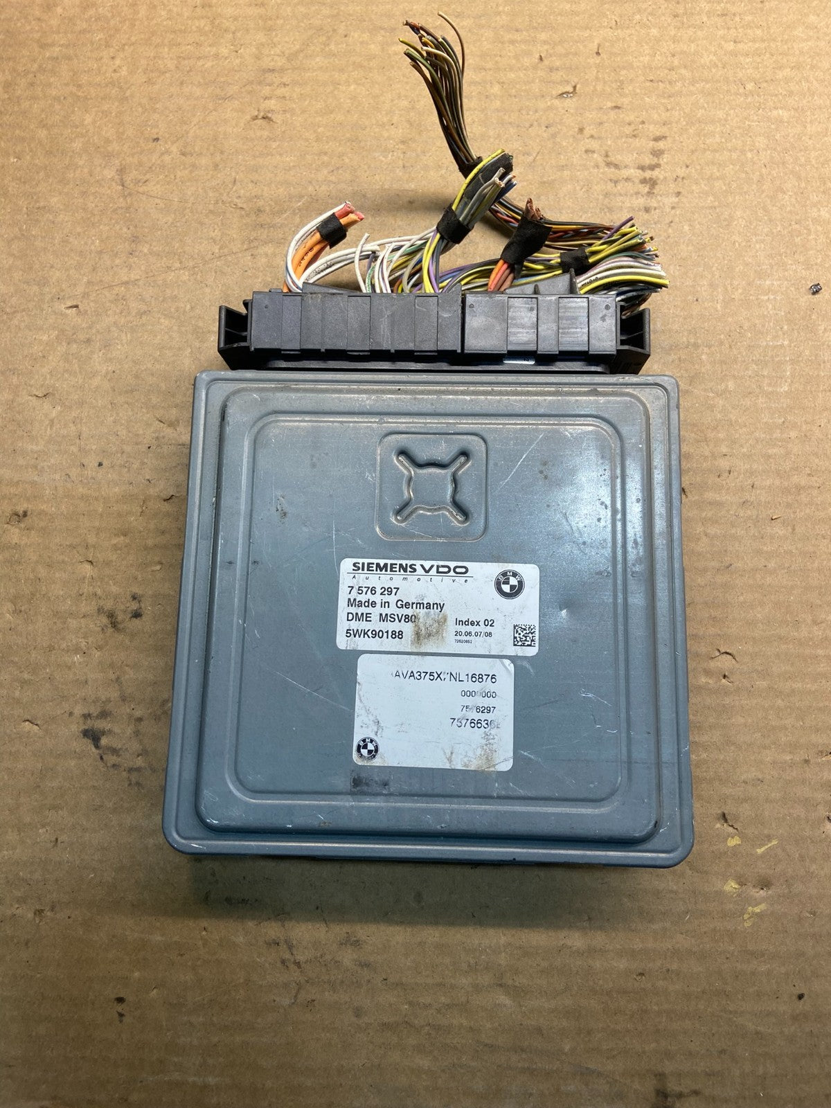 2007 - 2011 BMW 328i 528i E90 ECM ECU Engine Computer 7576297 aa0644  DG0
