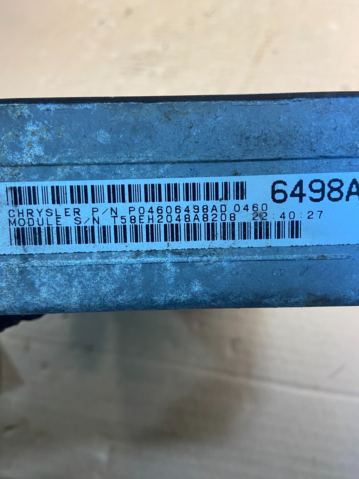 1999 Chrysler Sebring 2.0L Engine Computer Module ECM ECU PCM ae2426 DG2