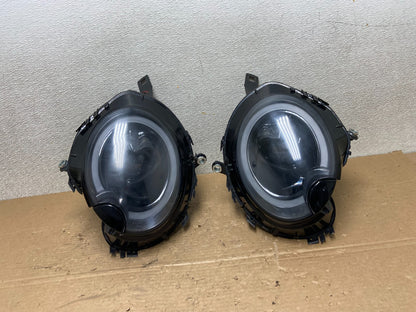 2007 to 2013 Mini Cooper Left+Right Set Xenon LED Black Headlight AB4935  DG0