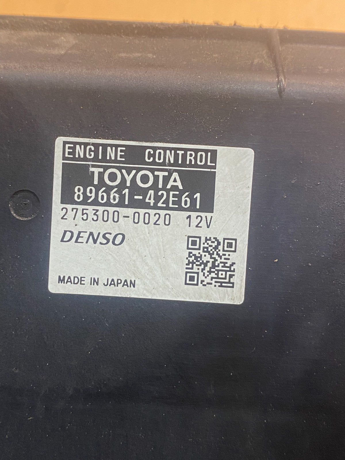 2007 Toyota Rav4 Electronic Engine Control Module ECU ECM AC9020 DW2