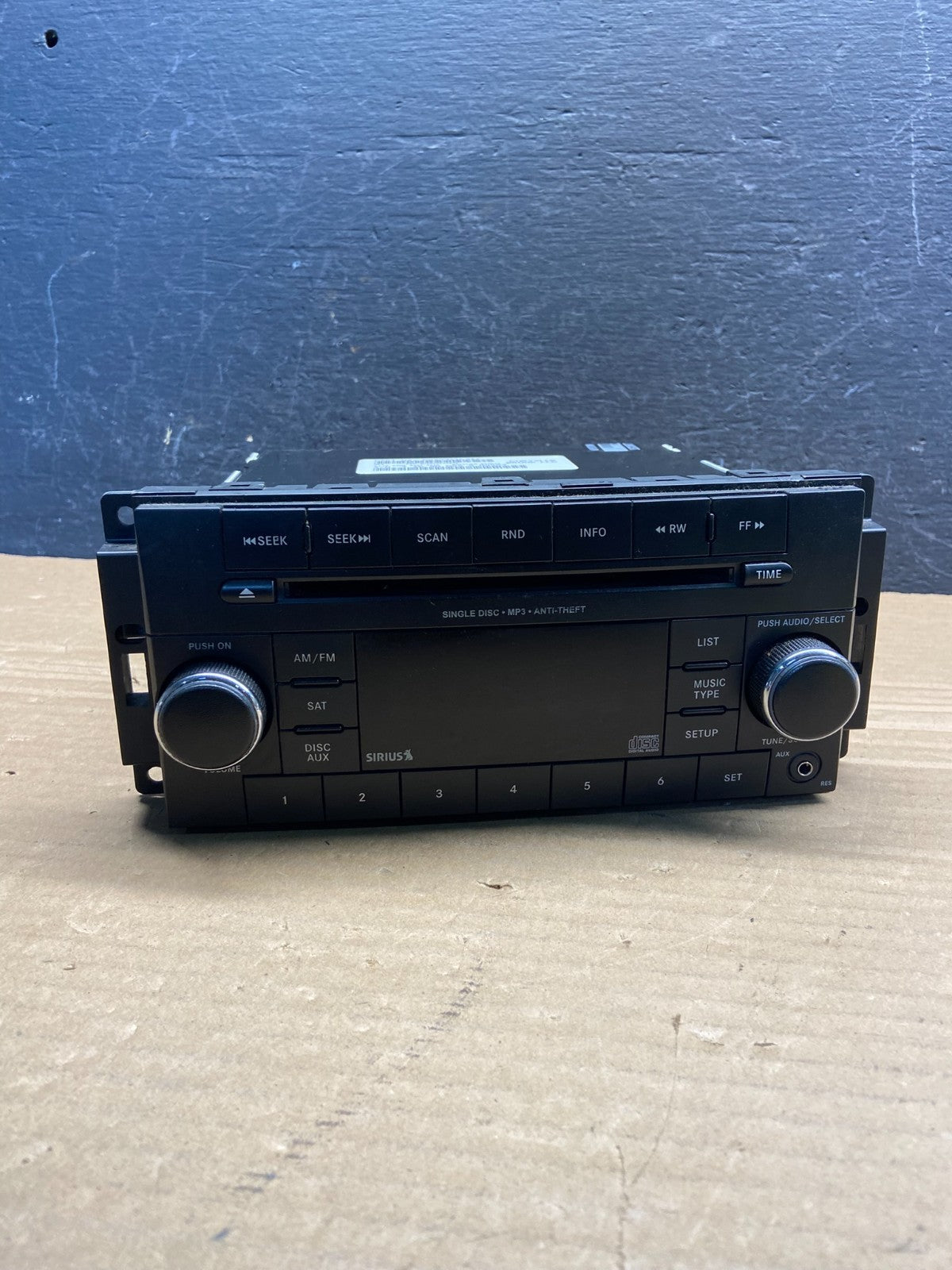 2007-2012 Chrysler Dodge Jeep Ram Radio CD MP3 AUX Receiver AE4612 DG0