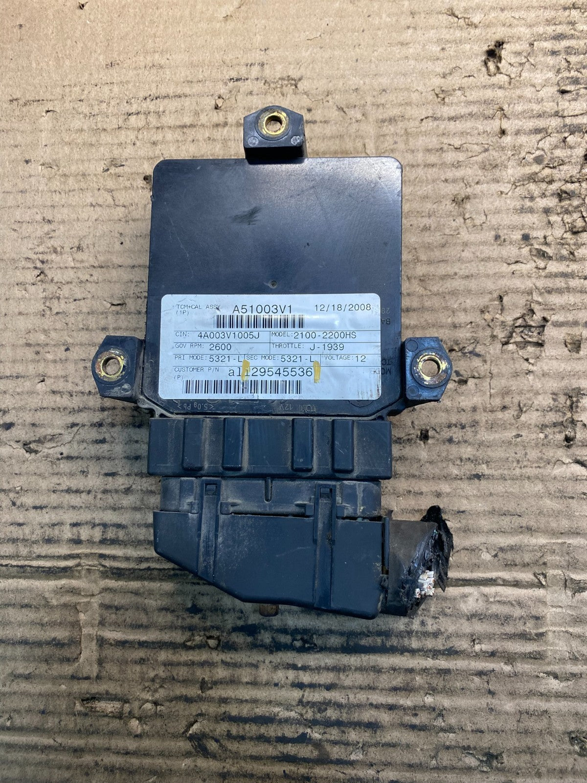 29545536 Allison TCM Transmission Control Module Computer Auto AA5465 DG0