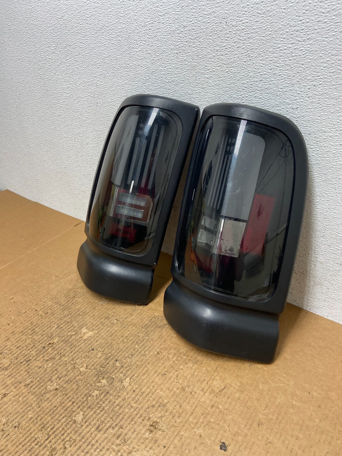 1994 to 2001 Dodge Ram 1500 Left+Right Black Tail Lights AE2663 DG1