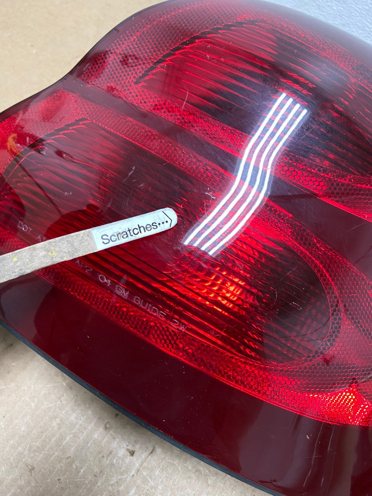 2004 to 2008 Pontiac Grand Prix Right Passenger RH Tail Light CA3297 LK3