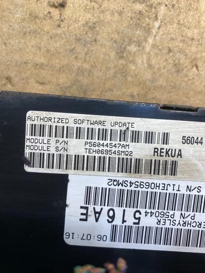2005 to 2006 Jeep Grand Cherokee 3.7L Ecm Ecu Computer p56044547am AD3468 DG2