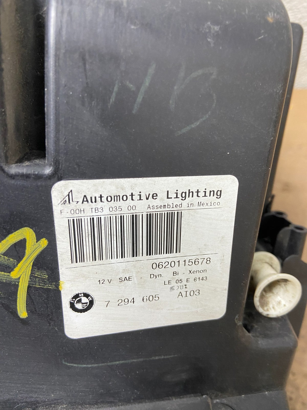 2011 to 2013 BMW X5 Left Driver LH Side Headlight Xenon HID OEM Z3173 DW7