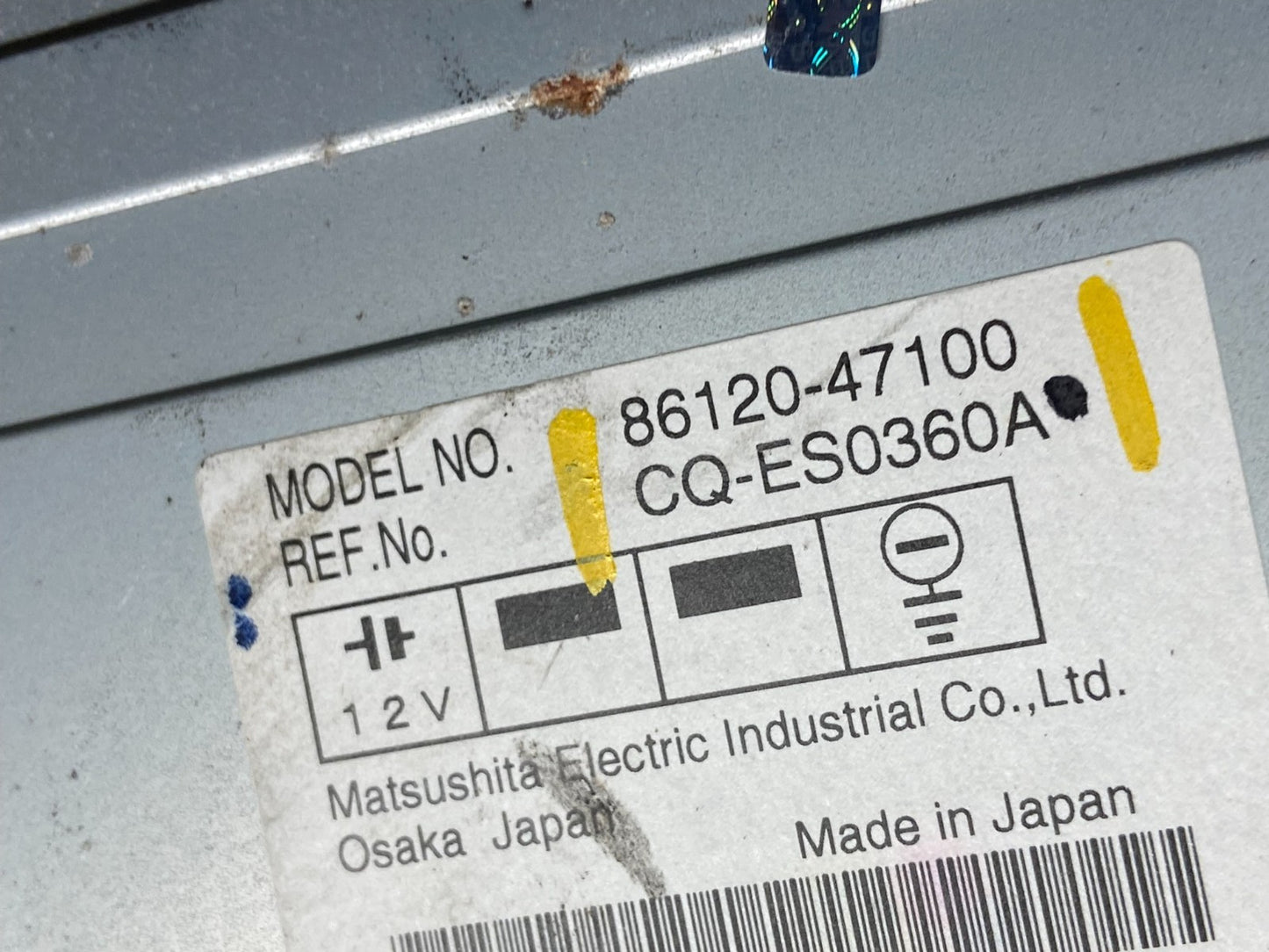 2003 to 2006 Toyota Prius OEM Radio AM/FM CD Player Oem w6385 DG7
