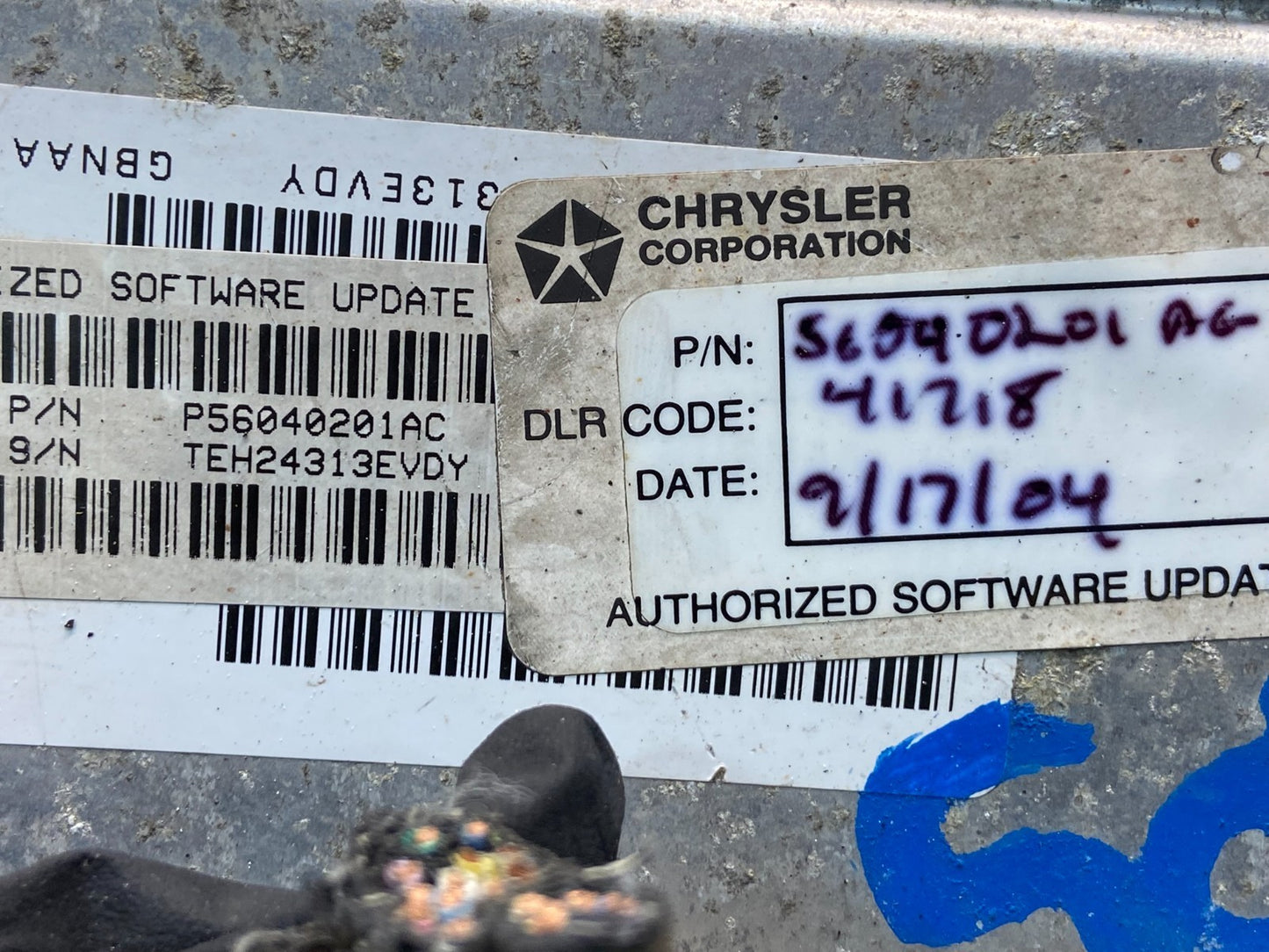 2002 Dodge Ram 4.7L AT Engine Computer Module ECM PCM ECU AE4623 DG2