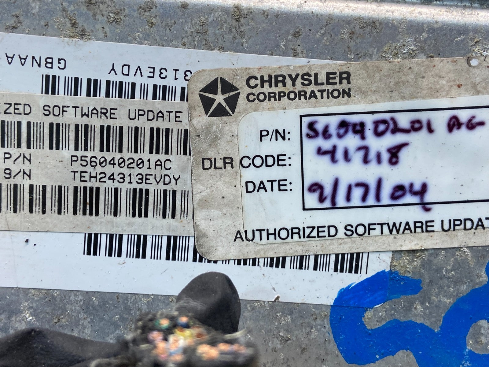 2002 Dodge Ram 4.7L AT Engine Computer Module ECM PCM ECU AE4623 DG2