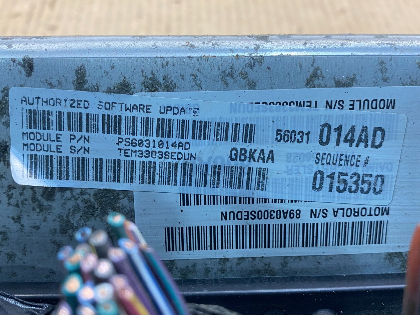 2004 Dodge Dakota 3.7L Engine Computer Module ECM ECU Unit AE6407 DW2
