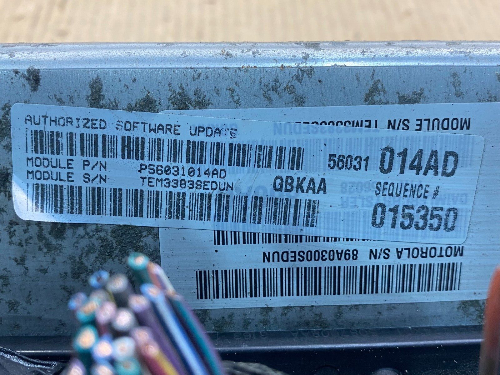 2004 Dodge Dakota 3.7L Engine Computer Module ECM ECU Unit AE6407 DW2