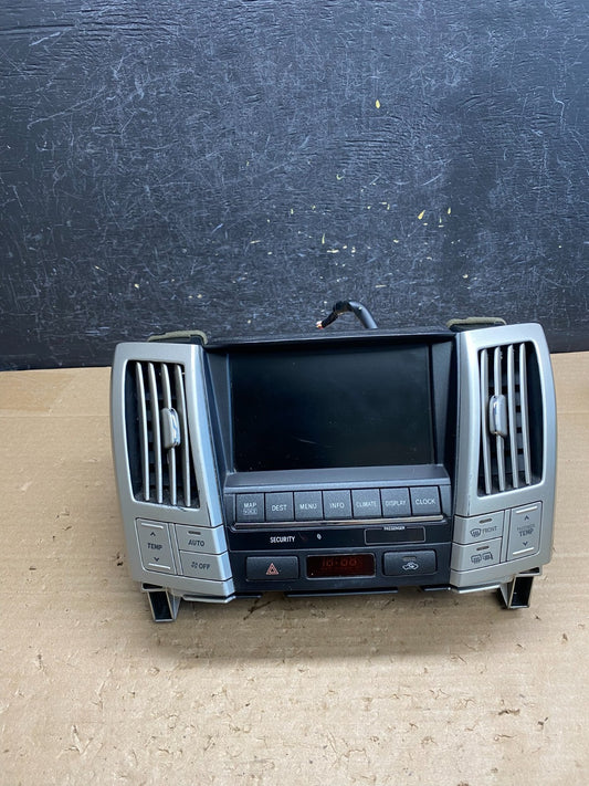 2006 to 2007 Lexus RX400H Radio Navigation Screen Climate Control AG8441 DG0