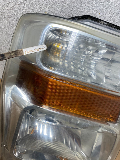 2008 to 2010 Ford F250 Super Duty Right Passenger RH Side Headlight AI5511 DW3