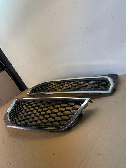 2010-2013 Chevrolet Equinox Upper Lower Set Front Chrome Grill Grille AG7607 DG1
