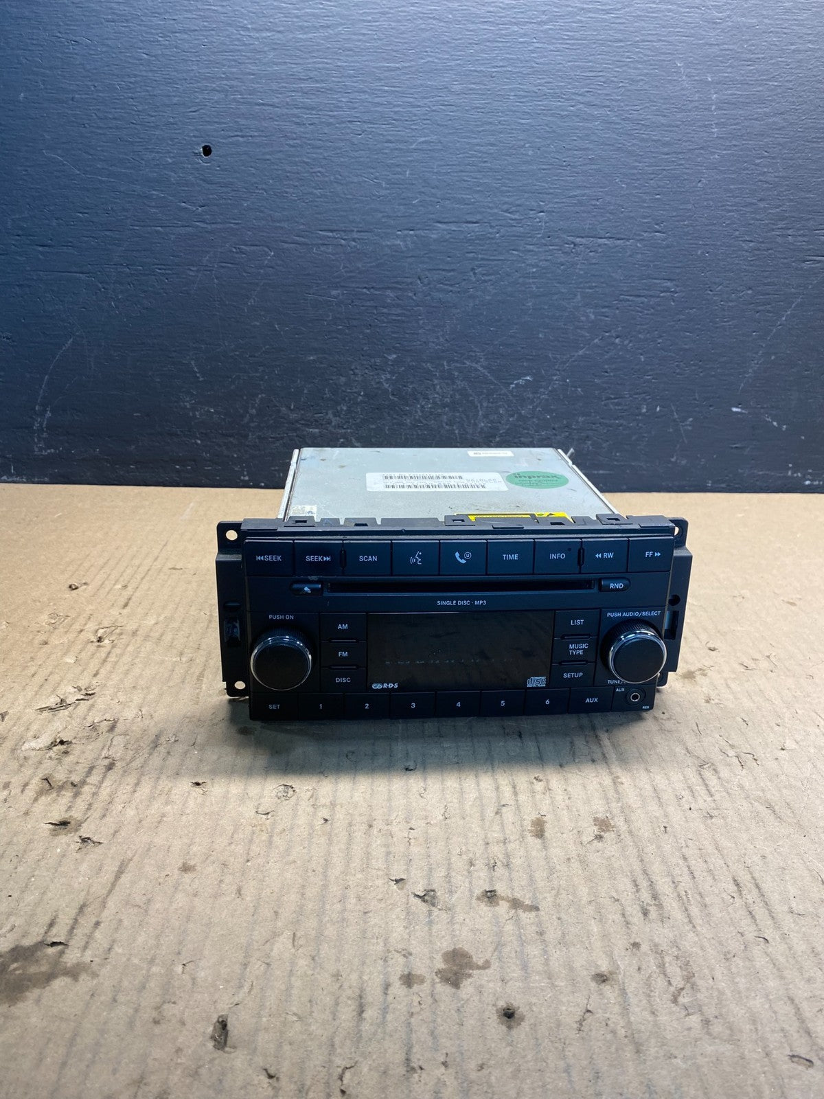 2007-2012 Chrysler Dodge Jeep Ram Radio CD MP3 AUX Receiver AC2369  DG0
