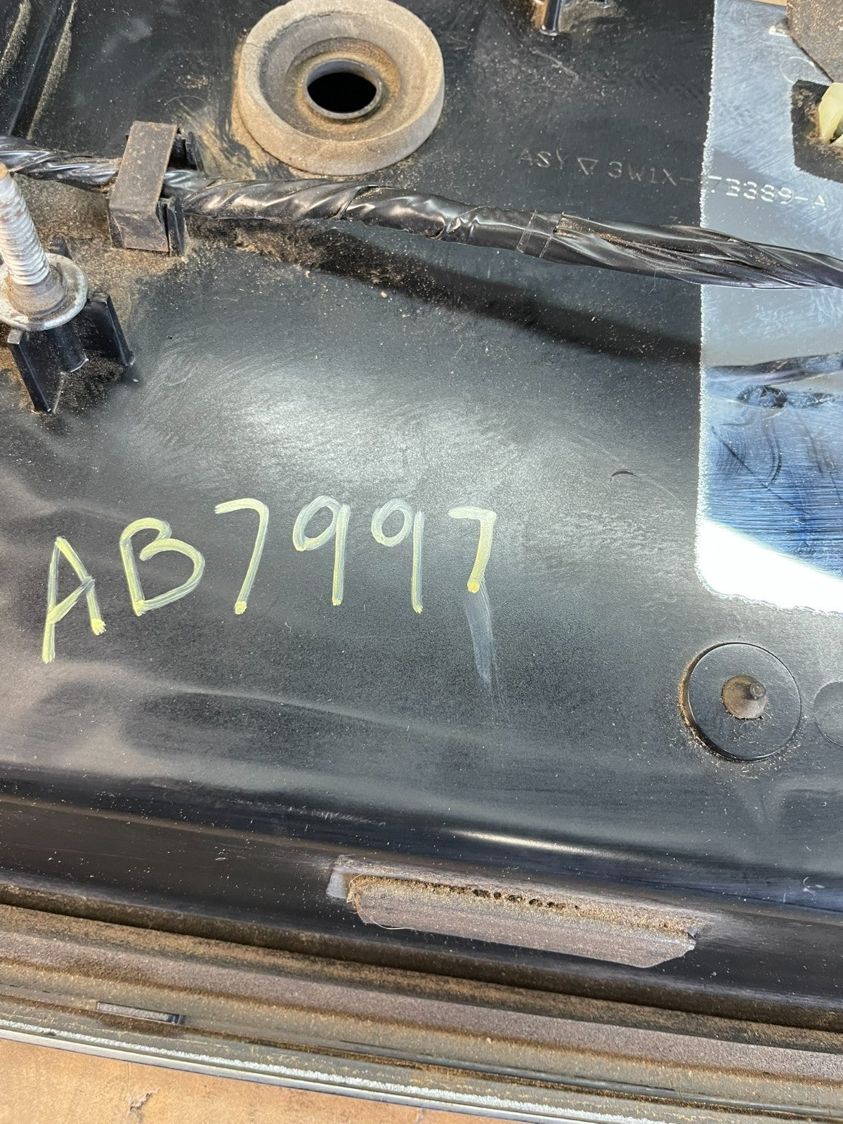 2003 to 2011 Lincoln Town Car Rear License Plate Trim Panel OEM AB7997 DG9