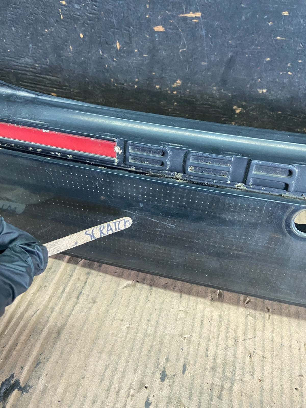 1987 - 1996 Chevrolet Beretta Center Faux Tail Light Trim Panel P8590 DG3