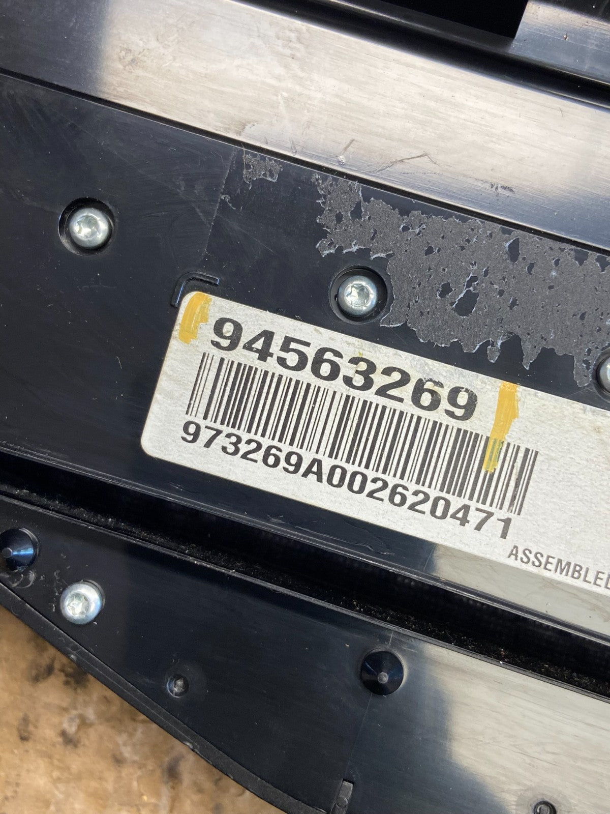 2011-2016 Chevrolet Cruze Radio XM CD MP Player Control Panel 94563269 AD1976 DG5