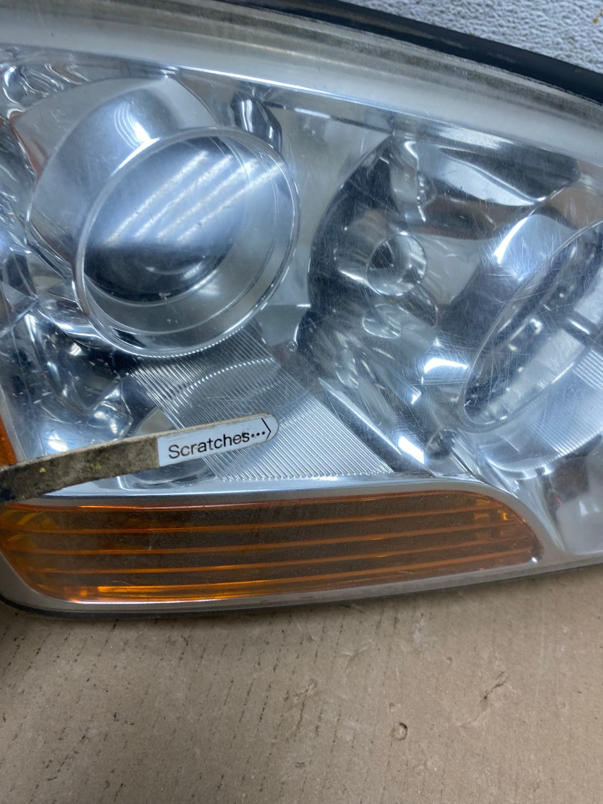 2007 2008 2009 Kia Sorento Right Passenger RH Side Headlight Halogen AF3085 LK3