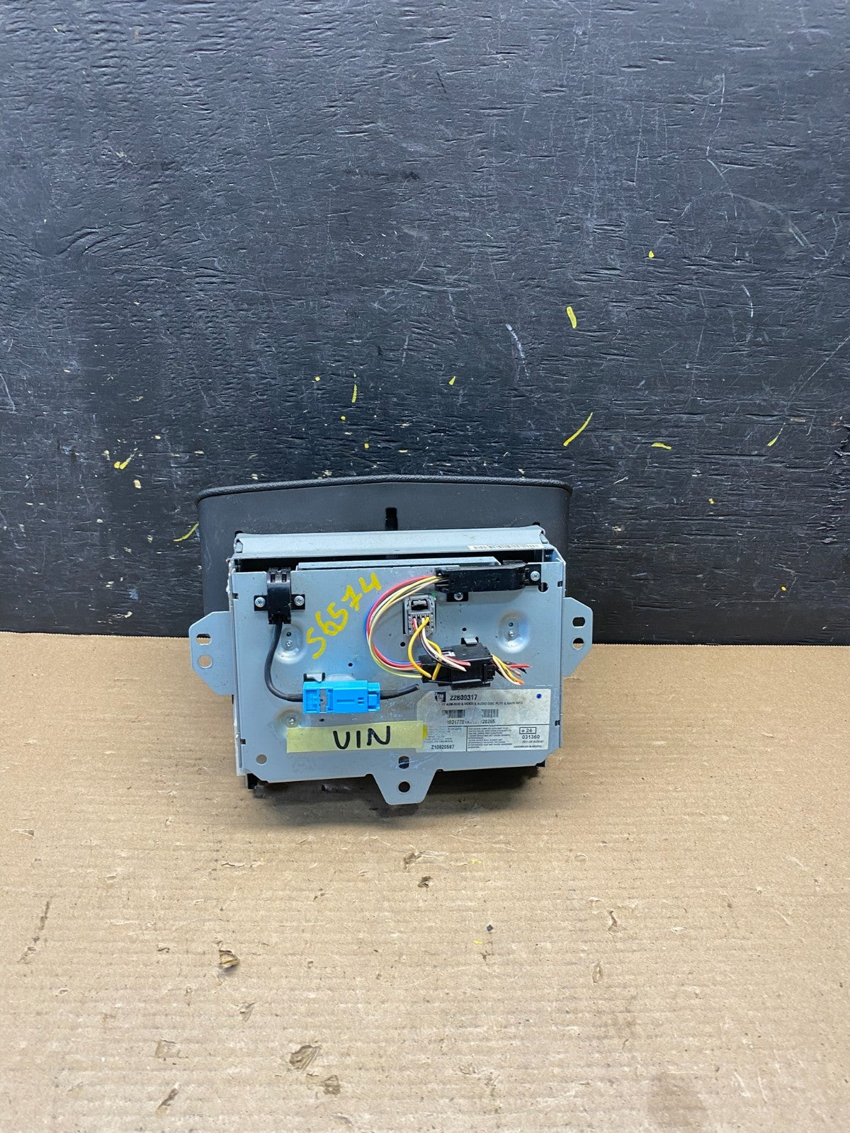 2008 to 2012 Cadillac SRX CTS Audio Radio Screen Display Player Oem s6574 DG4