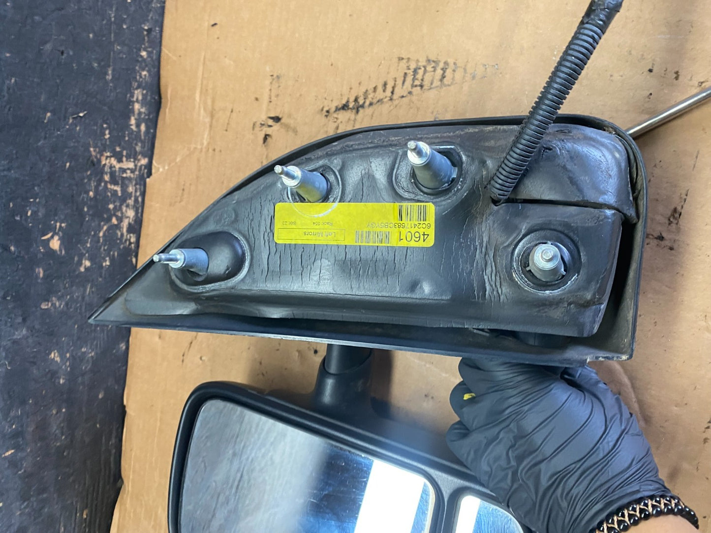 2002-2008  Ford E150 E250 Van Left Driver Side Door View Two Arm Mirror S0391 DG4
