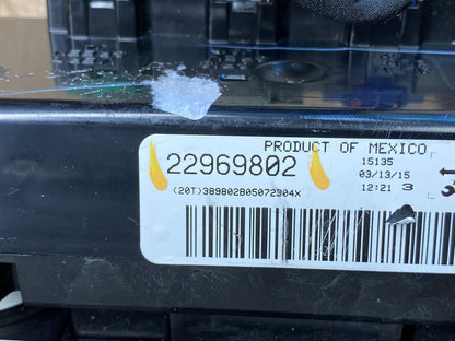 2013 to 2017 Chevrolet Traverse Radio Bezel Ac Heater Climate Control ag5199 DG5